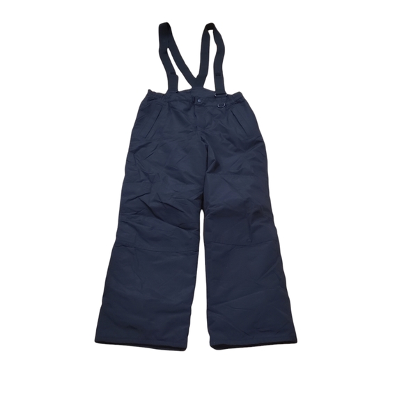 Lands' End Black Youth Snow Pants with adjustable suspenders. - Picture 5 of 6